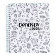 thumbnail image 1 of Agenda Dentista Diaria Medio Oficio Pasta Dura Personalizada, 1 of 6