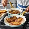 thumbnail image 6 of GreenPan 10-Piece Reserve Pro Cookware Set, Ceramic Nonstick, Oven Safe, Dishwasher Safe, Seaside, 6 of 12