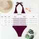 thumbnail image 2 of Traje de baño de una pieza para mujer, conjuntos de bikini para mujer, moda para mujer, trajes de baño lisos para mujer, ropa de playa, conjunto de bikini de una pieza para mujer, traje de baño de nai, 2 of 4