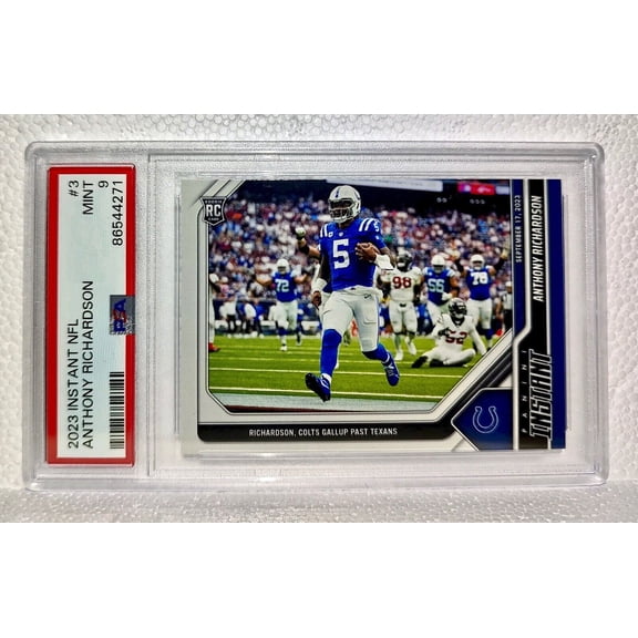Anthony Richardson 2023 Panini NFL Rookie #3 Card 1 of 358 Colts PSA 9 Mint