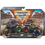 Monster Jam 1:64 Salvager Vs. Double Decker Monster Trucks