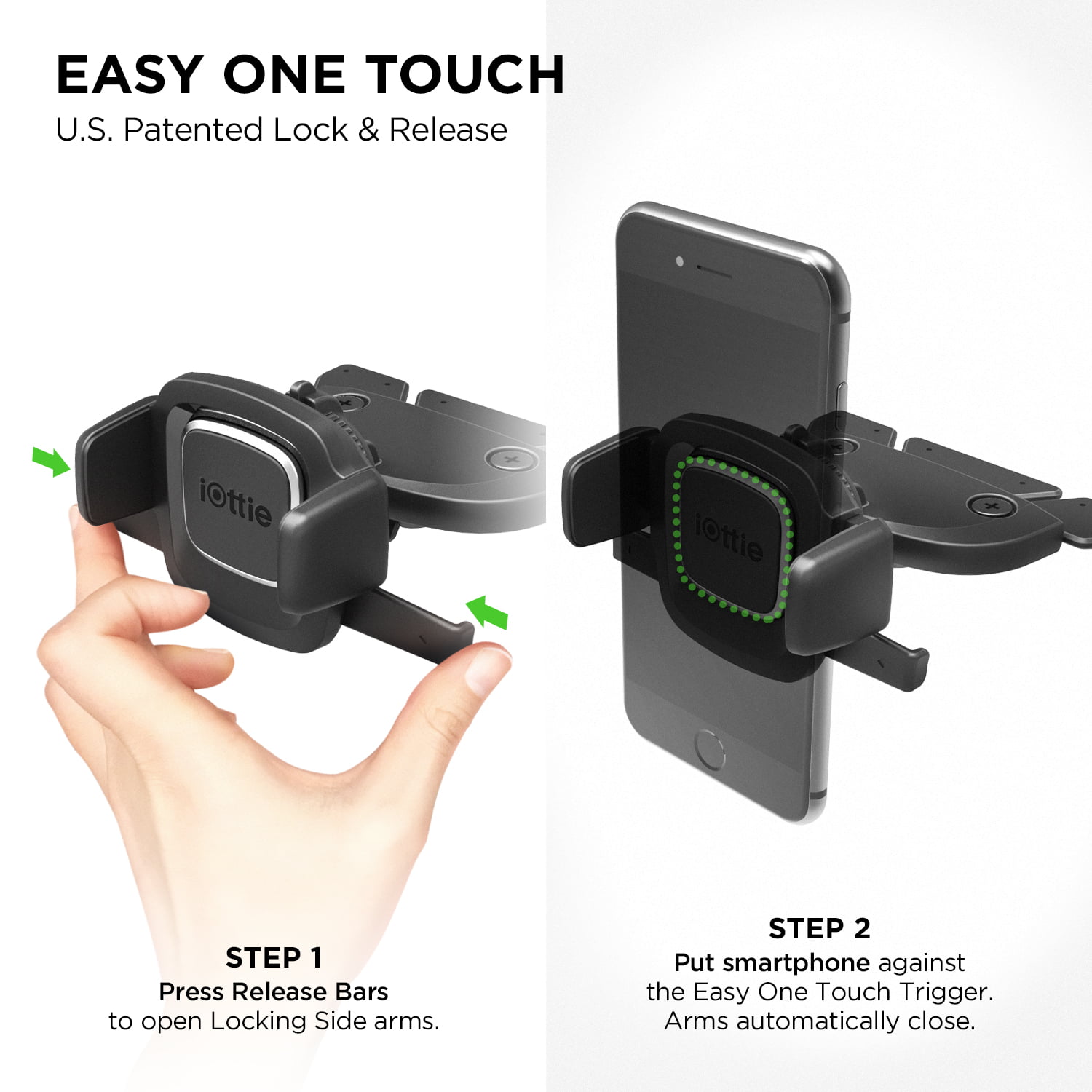 iOttie Universal Car Mount Phone Holder,fits IPhone X 8 7/Plus/6,Galaxy S6/S7/S8 