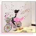 thumbnail image 3 of Calcomanías de pared BRILLAR decoración romántica dormitorio niña mariposa flores, 3 of 5