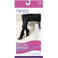 thumbnail image 2 of Sigvaris Style 842 Soft Opaque 20-30 Closed Toe Knee High Compression Stockings Midnight Blue MS Short, 2 of 3