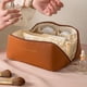 thumbnail image 3 of Bolsa de viaje grande para mujer, organizador de maquillaje de cuero, Kit de aseo femenino, estuche de almacenamiento, caja de lujo para mujer, 3 of 4