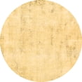 thumbnail image 1 of Ahgly Company Indoor Round Abstract Brown Modern Area Rugs, 6' Round, 1 of 4