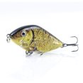 thumbnail image 2 of Carnada Señuelo de pesca de 2.8 in / 0.5oz, cebo duro biónico con anzuelo triple, señuelos de pesca de sonajero de crankbait de hundimiento artificial realistas para Bass Pike, señuelos de agua dulce Abanopi Carnada, 2 of 7