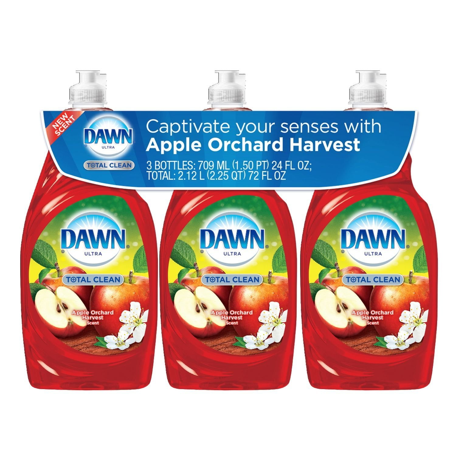 Dawn Ultra Total Clean, Apple Orchard Harvest 24 fl. oz., 3 pk