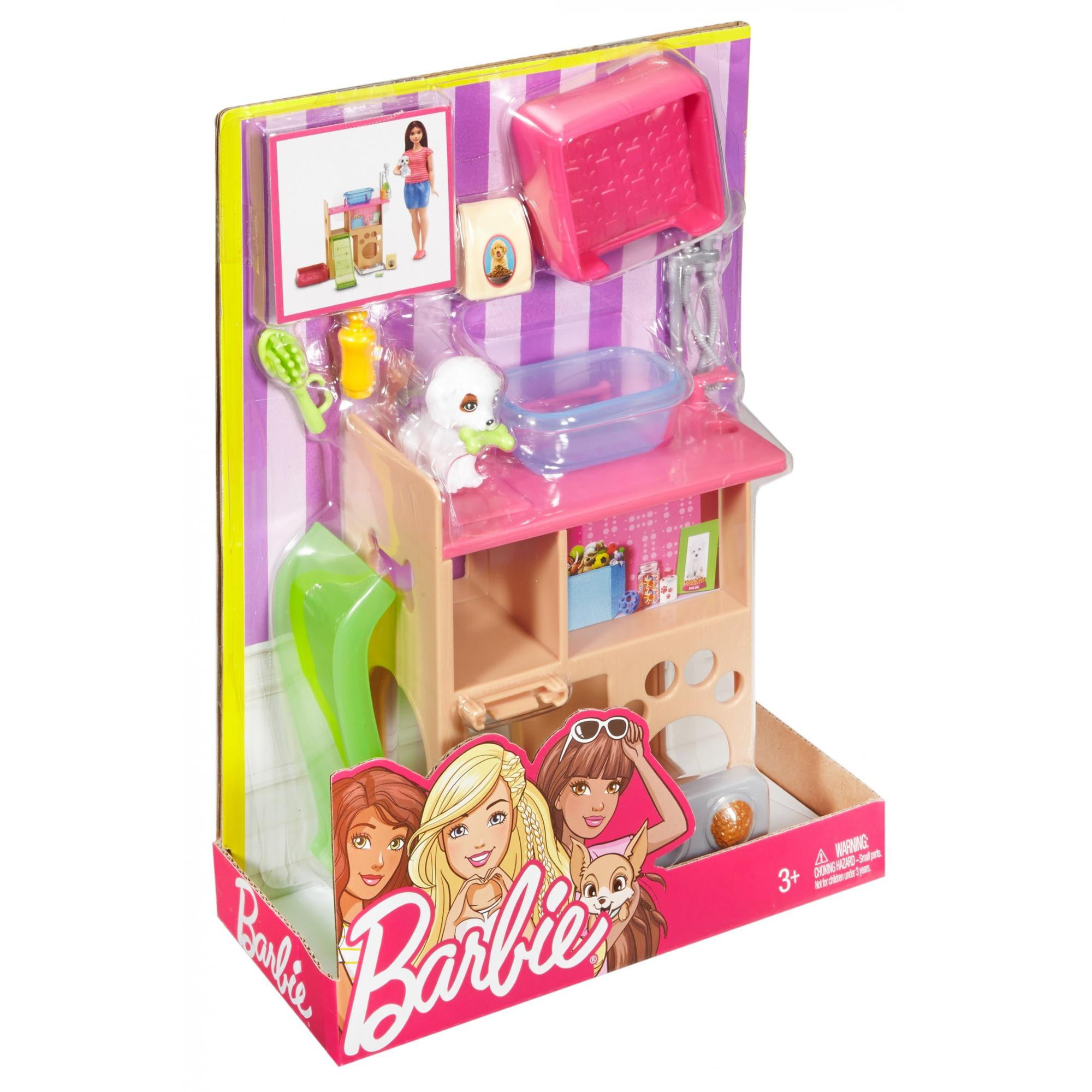barbie pet station