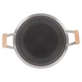 thumbnail image 1 of Placa De Parrilla De Barbacoa, Recubrimiento Sin Palos De Acero Inoxidable Una Bandeja Para Hornear De Distribución De Calor Con Manijas De Compatibles Con Todos Los Utensilios, 1 of 7