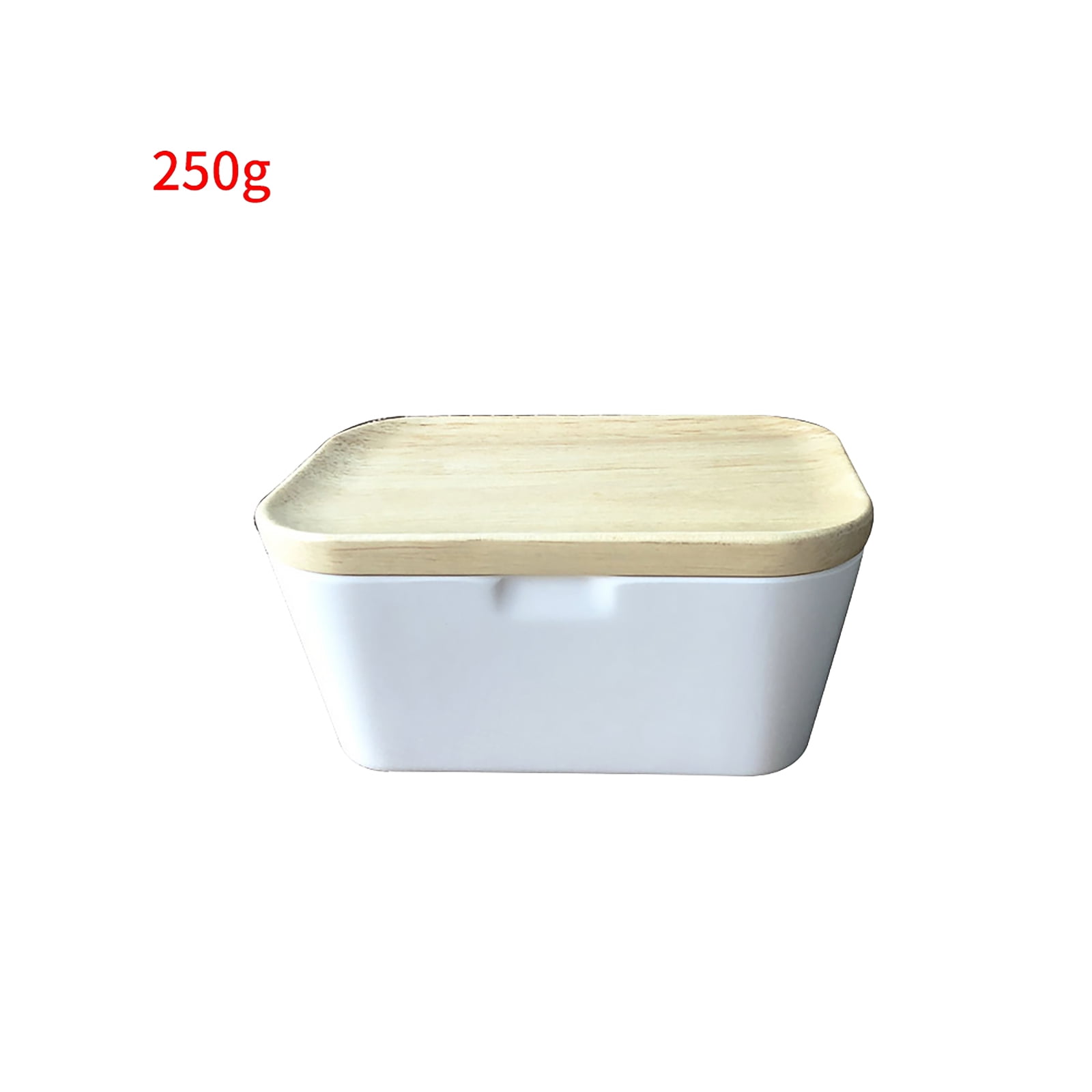 Butter Cover Porcelain Keeper Dish Sealed Easy Clean Kitchen Storage Box 300ML 