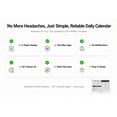 thumbnail image 7 of Kylendar V2 E-Paper Minimal Desktop Calendar, AI Dashboard, Calendar Sync, White, 7 of 7