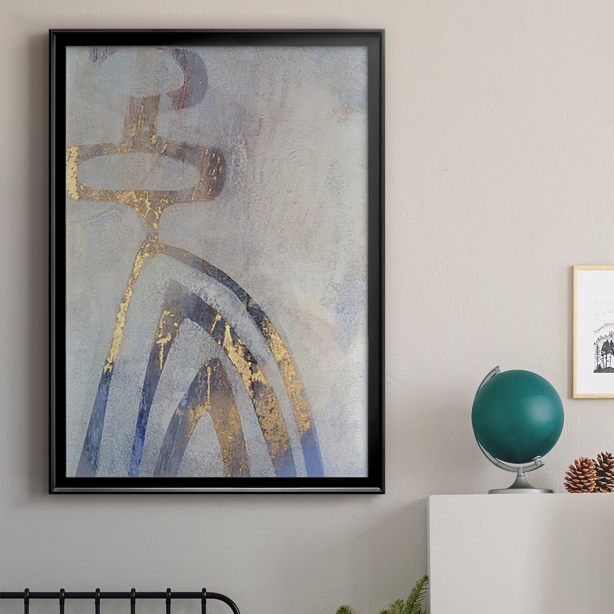 Linx III Premium Framed Print, in Gold, Black, or Silver - Ready to Hang