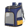 thumbnail image 4 of Sac de Transport pour Animaux Pliable avec Sangle Rembourrée Sac de Transport Léger pour Maison Randonnée Extérieure Jaune, 4 of 8
