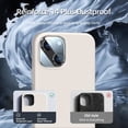 thumbnail image 4 of [5 in 1 for iPhone 14 Plus Case 6.7 inch, with 2 Pack Screen Protector + 2 Pack Camera Lens Protector, Liquid Silicone Slim Shockproof Protective Phone Case (Stone)…, 4 of 12