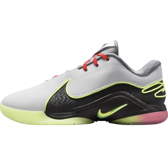 Lebron XXII Crown Jewel Basketball Shoes (FZ1094-101, White/Medium Ash/Hot Lava/Volt Glow) Size 11