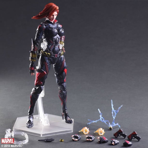 Modelo de figura de acción Play Arts, juguetes coleccionables, regalos de Navidad negros, anulación, Ow zhangmengya unisex