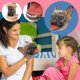 thumbnail image 2 of Marionetas de mano de animales, juguetes de animales realistas de goma suave para perros Rexs, 2 of 4