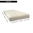 thumbnail image 6 of Wayton, 5-Inch Medium Firm Tight top High Density Poly Foam Rolled Mattress for RV, Cot, Folding Bed & Daybed, Good for The Back, Twin, 6 of 8