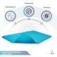 thumbnail image 3 of Colchoneta Azul Cool Wave - Queen Size – Coloca Sobre El Colchón – Memory Foam COLCHONETA COOL WAVE, 3 of 10