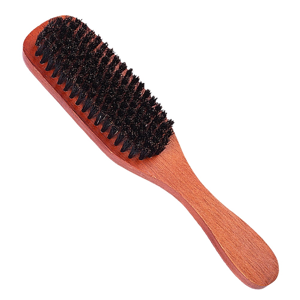 Bristle Comb Black Wood Detangling Brush for Wet and Dry Hair 4Pcs