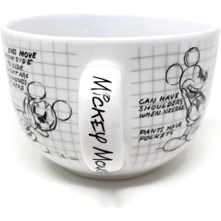 Disney White & Gray Mickey & Minnie Mouse 5-Piece Ceramic
