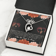 thumbnail image 3 of To My Wife Love You Forever Forever Necklace w Message Card, 3 of 20