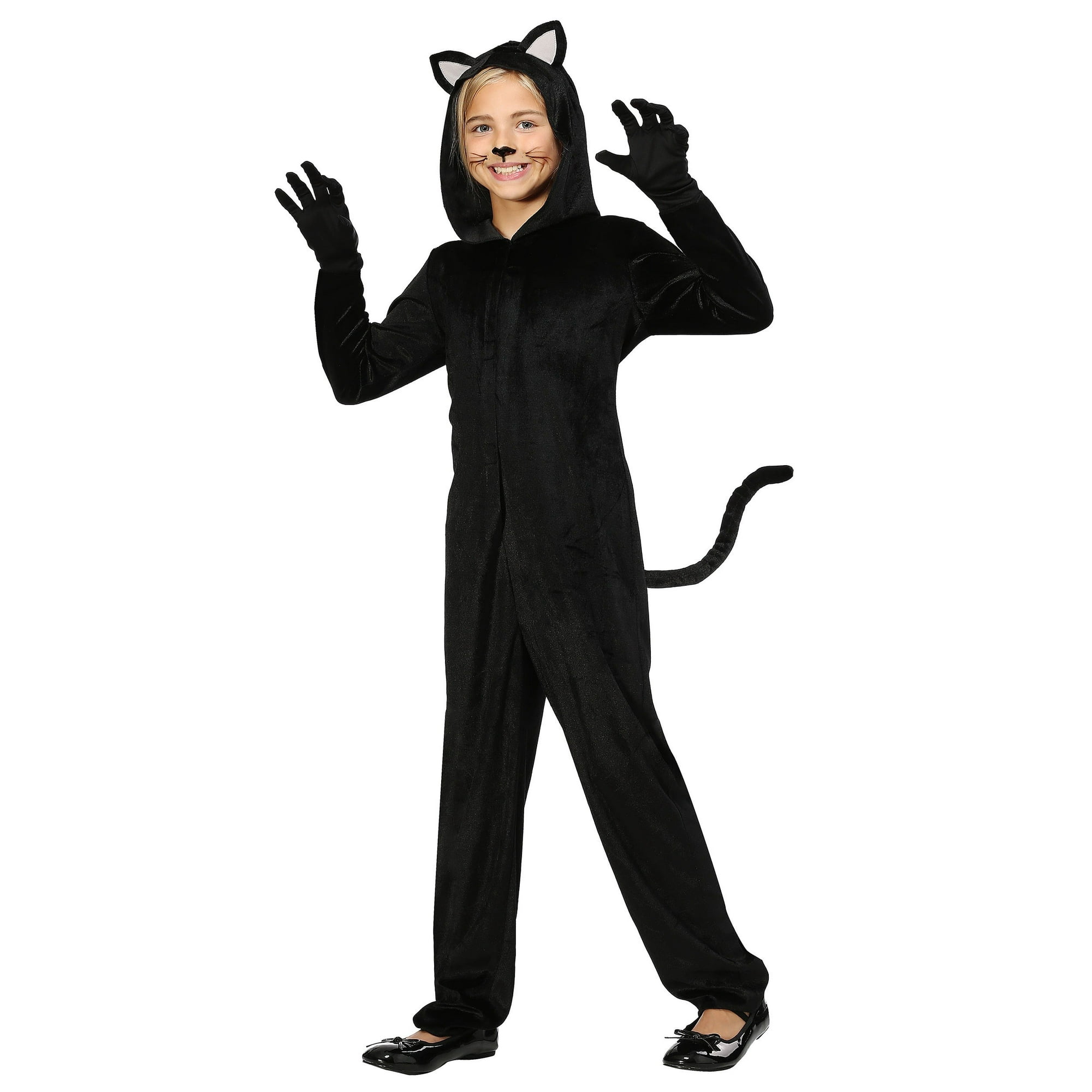 Girls black cat dress hotsell