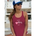 thumbnail image 2 of Mother's Day Clever Heart Racerback Tank Women -Image by Shutterstock, Female Large, 2 of 4