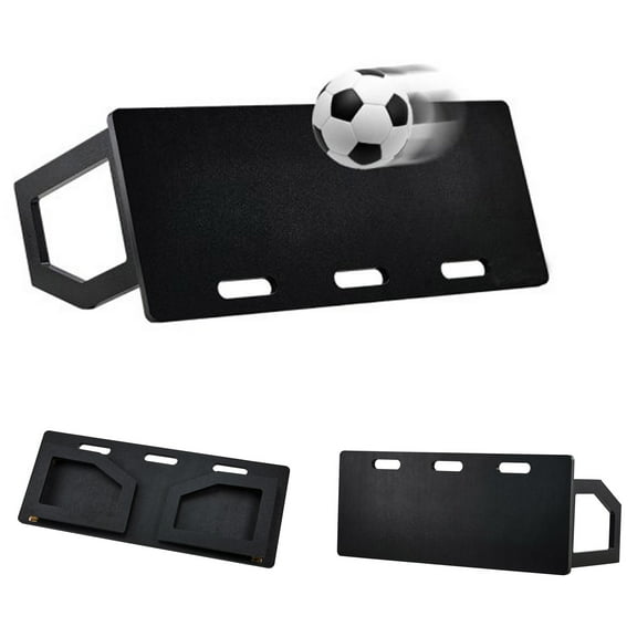 2-Angles Soccer Rebounder Board, Portable Soccer Wall for Adults & Kids, Foldable Soccer Training Equipment for Passing & Shooting Practice