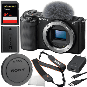 Sony ZV-E10 Mirrorless Camera with 16-50mm Lens (Black)