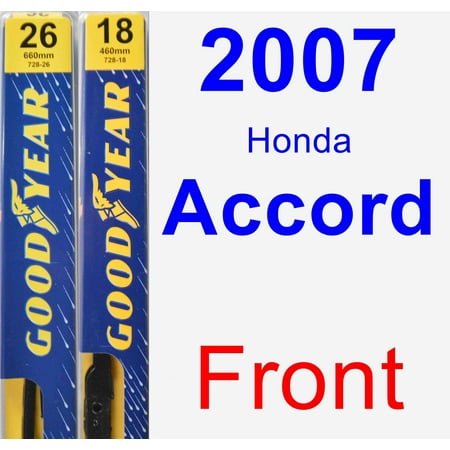 2007 Honda Accord Wiper Blade Set/Kit (Front) (2 Blades) -