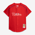 thumbnail image 2 of Men's Mitchell & Ness Ryan Howard Red Philadelphia Phillies Cooperstown Collection Batting Practice Jersey, 2 of 7
