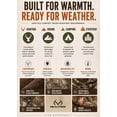 thumbnail image 4 of Realtree Hunting Hoodie Jacket for Men and Women - Max-7 Camo High Pile Pullover for Outerwear | Size 2X, 4 of 9