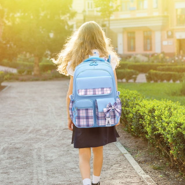 Backpacks for School Cute Girl Bow Backpack, Suitable for Good Elementary And Middle School Students
