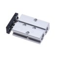 thumbnail image 3 of Pneumatic Cylinder Double Rod TN16 Bore Cylinder 5/10/15/20/25/30/35/40/50/60/70/80/90/100/125/150mm Stroke Aluminum Alloy ,More Safe Operating, 3 of 7
