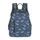 thumbnail image 1 of Balery Cartoon Shark Mochila ligera para hombre y mujer: duradera e impermeable, ideal para la escuela, el trabajo, viajes y uso diario., 1 of 7
