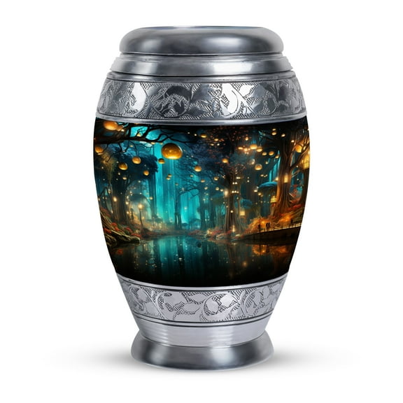 Fantasy Forest Urns For Human Ashes Adult Female, Cremation Urn Human Ashes - Large Urns For Human Ashes Adult - Adult Urns For Human Ashes - Burial Urns For Adult Human Ashes Large (10inch)