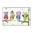thumbnail image 3 of ZICANCN Owls Music Drawing Area Rugs Doormat , Facecloth Non-Slip Floor Mat Rug for Living Room Kitchen Sink Area Indoor Outdoor Entrance 72"x48", 3 of 9