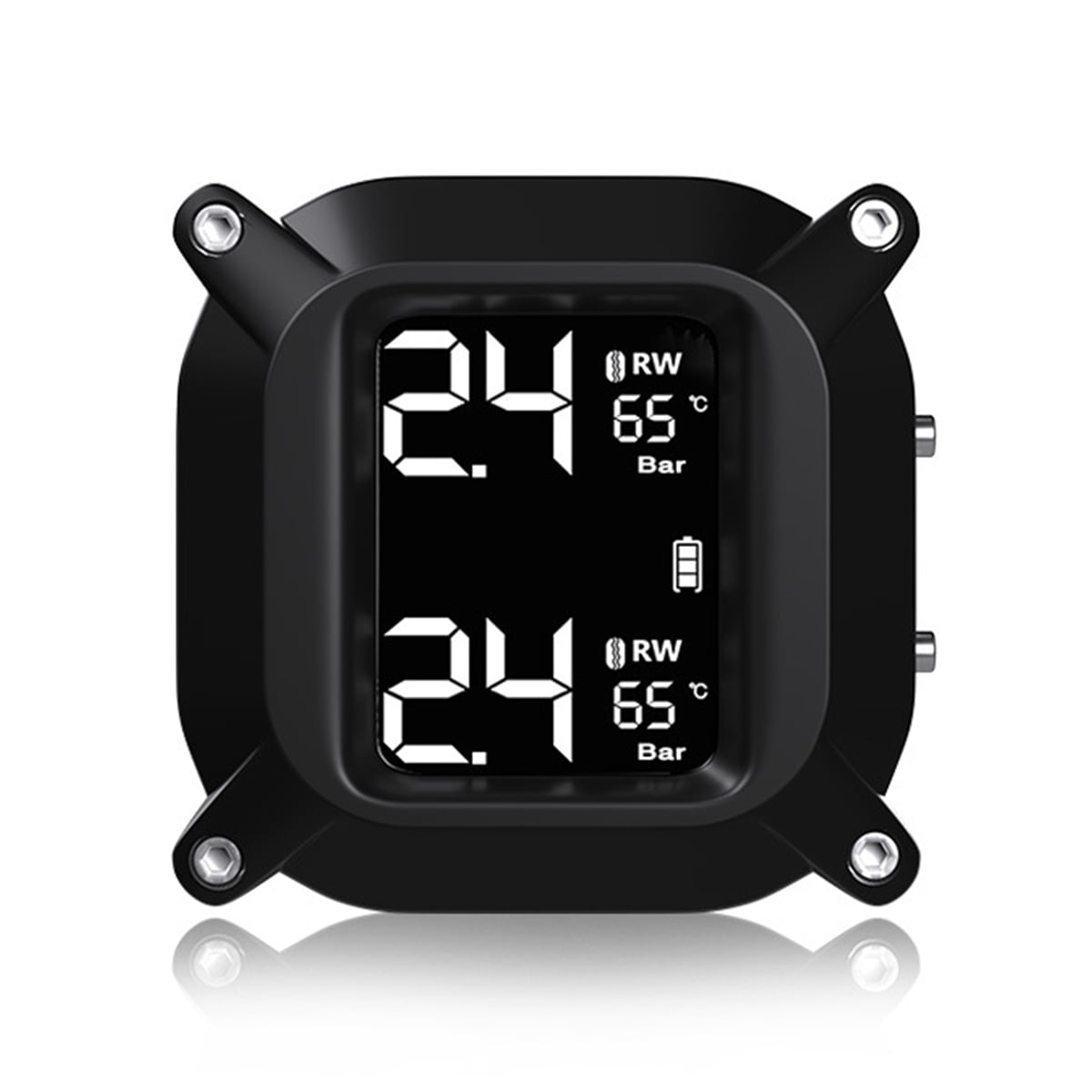 Wireless LCD Motorcycle TPMS Tire Pressure Monitor Systems+2 Sensors Wireless LCD Motorcycle TPMS Tire Pressure Monitor Systems+2 Sensors