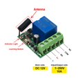 thumbnail image 4 of 12V Remote Control Switch Wireless Relay Receiver Mini Module Remote Controller ,Universal Remote Adapter, 4 of 7