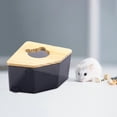 thumbnail image 6 of DOLITY Hamster Bath Toilet Pet Bathroom s Toilet for Mice Ferret Chinchilla gray, 6 of 8