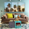 thumbnail image 3 of Idea4wall 3 Piece Tropical Canvas Wall Art Palm Tree Canvas Prints Modern Home Wall Decor, 24"x36", 3 of 5