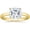 Yellow Gold, variant on IGI Certified 1 Carat Princess Cut/Shape Platinum Solitaire Diamond Engagement Ring 4 Prong (I-J Color, VVS2-VS1 Clarity center stones Center Stones)