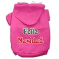 thumbnail image 5 of Christmas Pet Dog  Cat Hoodie Screen Printed, "Feliz Navidad", 5 of 10