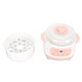 thumbnail image 1 of Electric Stew Pot, 1L Soup Porridge Cooker with Ceramic Inner Pot and Steamer, Ceramic Casserole Cooking Pot for Home Kitchen, 1 of 7