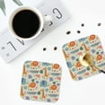 thumbnail image 5 of Gaeub Jungle Animals Print 6 Pcs Leather Coasters for Drinks ,Drink Coasters Sets,Drink Table Cup Coasters for Living Room Kitchen Coffee Decor,Square, 5 of 7