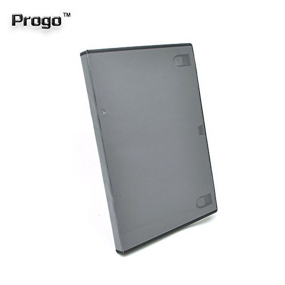 Progo 100 Pack Standard Black Single DVD Cases 14MM