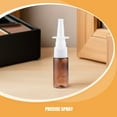 thumbnail image 3 of SEWCHICS 10Pcs Reusable Brown Plastic Spray Bottles with Universal Neck for Nasal Mist and Skincare Use, 3 of 8