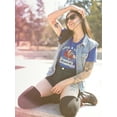 thumbnail image 2 of Grumpy Cat Have Grumpy Christmas Women Royal Blue T-Shirt NEW Size M, Female Medium, 2 of 4